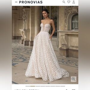 Pronovias Wedding Dress in Hopkins Style Size 18 altered